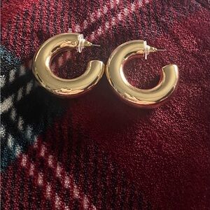 Zara Shiny Gold Earrings